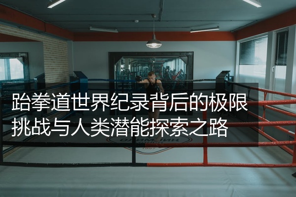 跆拳道世界纪录背后的极限挑战与人类潜能探索之路